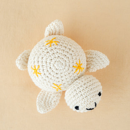 Crochet Turtle Rattle