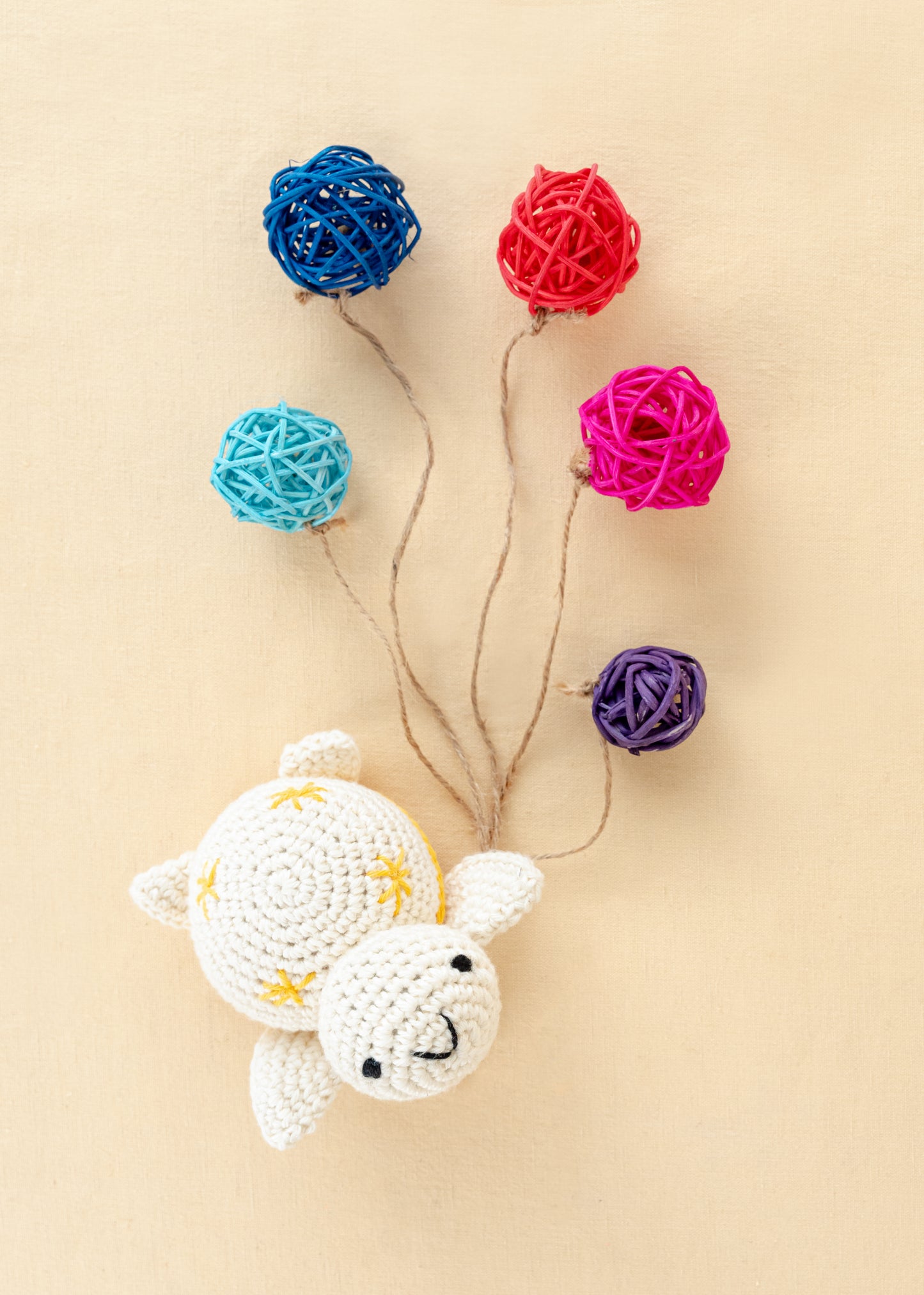 Crochet Turtle Rattle