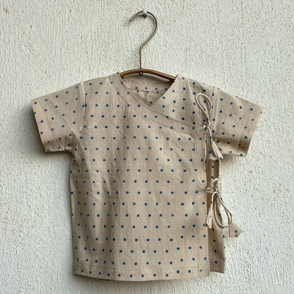 Organic Indigo Raidana Angarakha + Matching Pants