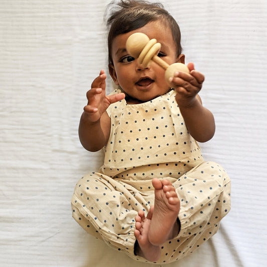 Organic Zoo Indigo Raidana Jhabla With Matching Pants