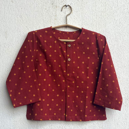 Organic Madder Raidana Kurta + Matching Pants