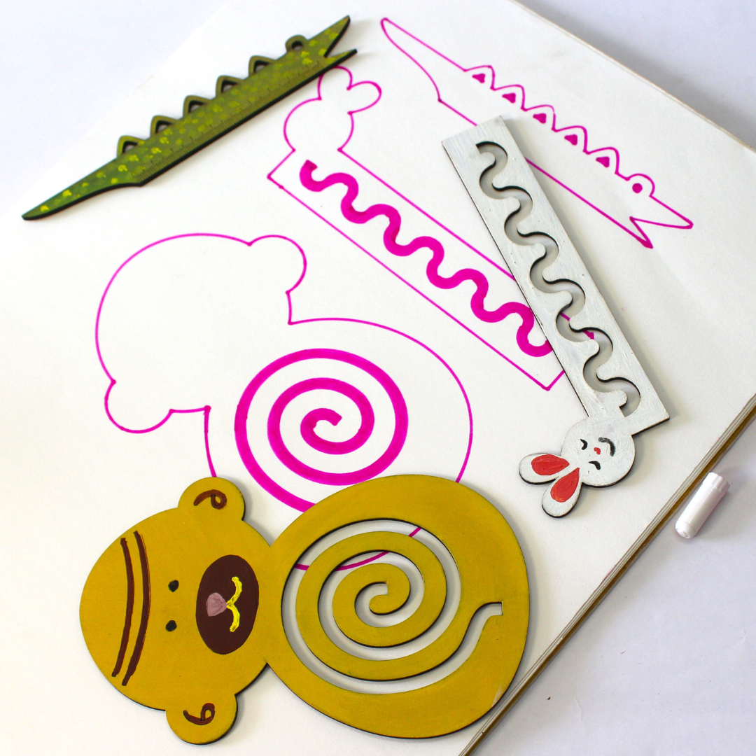 Taali Stationery Stencil Set - Set of 4 Stencils (PACK OF 2 SET)