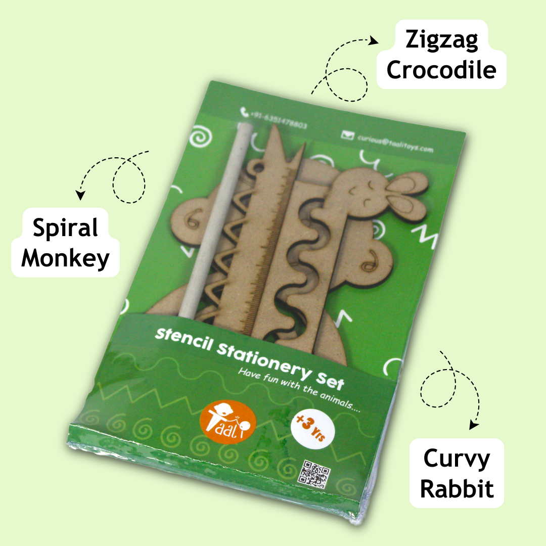 Taali Stationery Stencil Set - Set of 4 Stencils (PACK OF 2 SET)