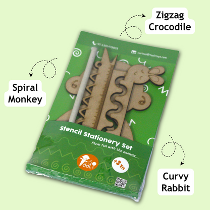 Taali Stationery Stencil Set - Set of 4 Stencils (PACK OF 2 SET)