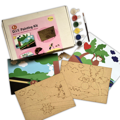 Taali DIY Painting Kit - Panchtantra Story Painting