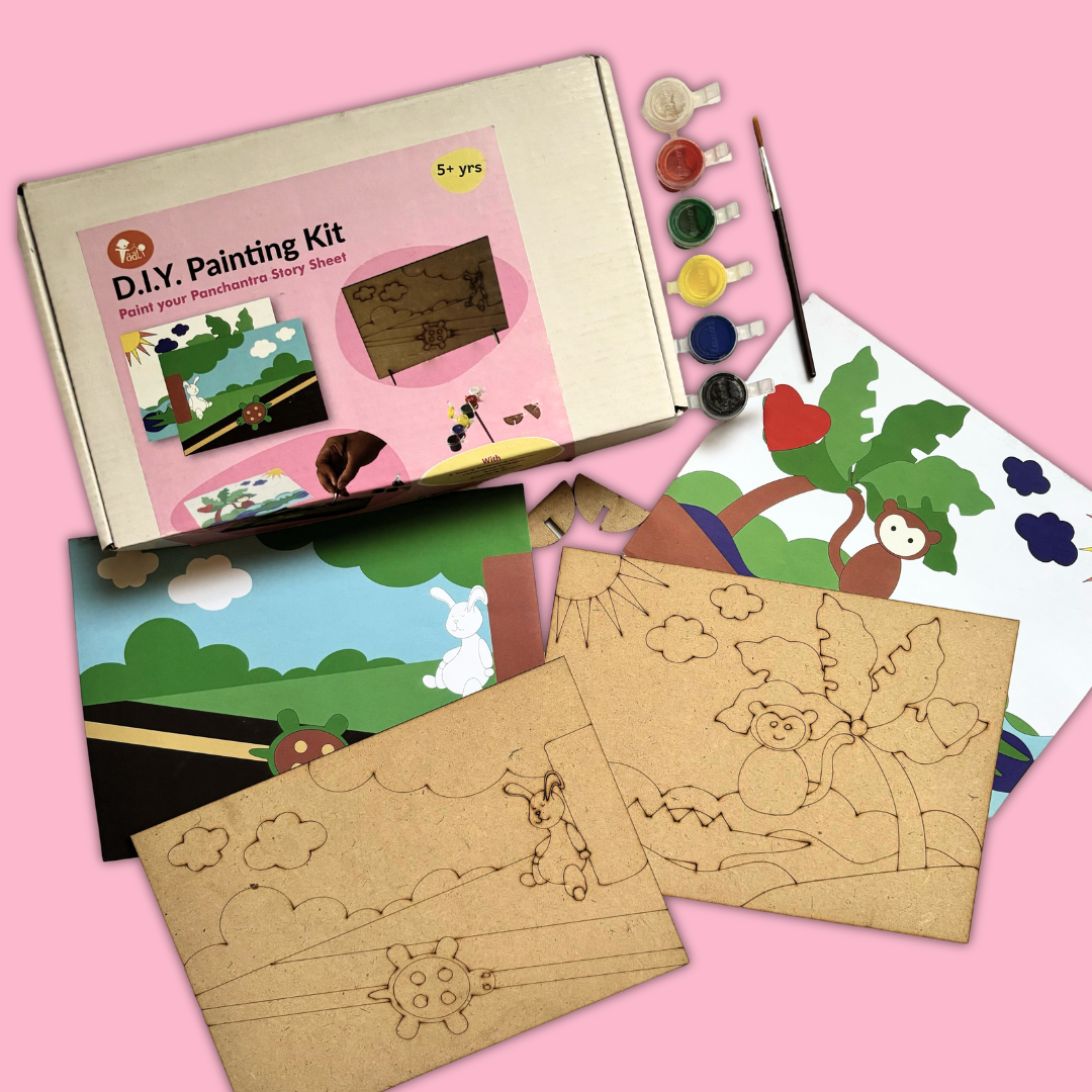 Taali DIY Painting Kit - Panchtantra Story Painting
