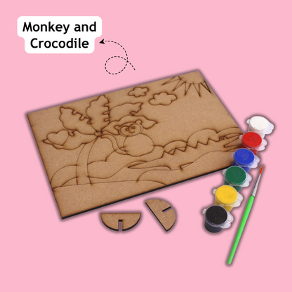 Taali DIY Painting Kit - Panchtantra Story Painting