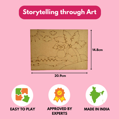Taali DIY Painting Kit - Panchtantra Story Painting