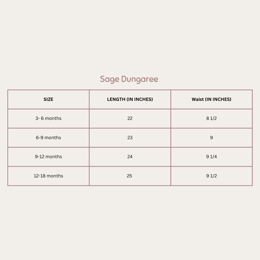 Evergreen Tales Dungaree Unisex (3-18 Months)