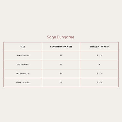 Evergreen Tales Dungaree Unisex (3-18 Months)