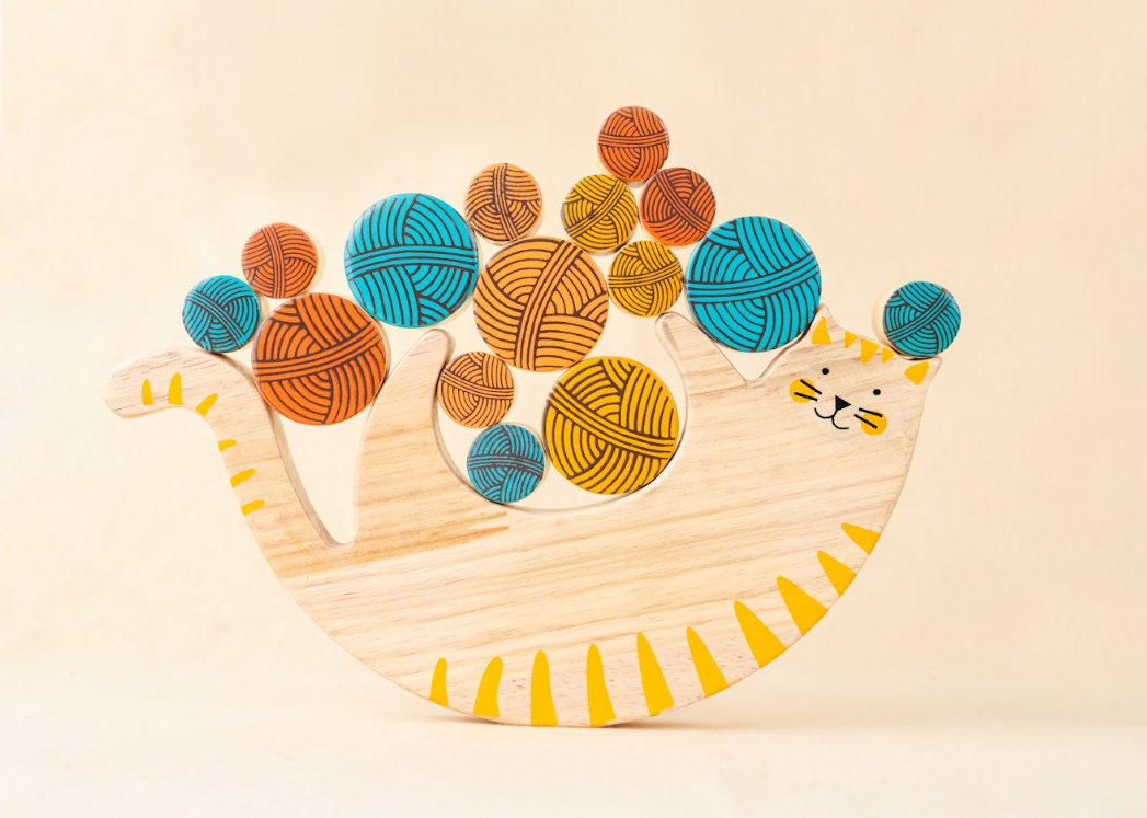 Cat Balancing Toy - Montessori