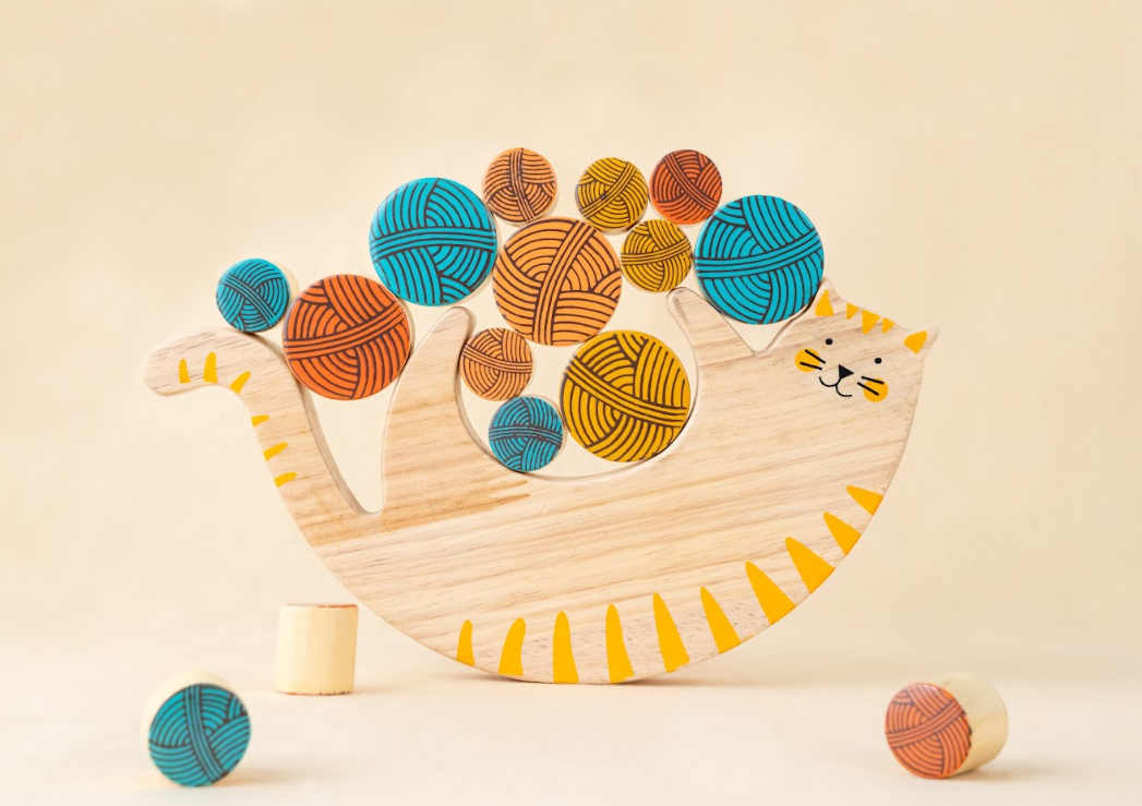 Cat Balancing Toy - Montessori