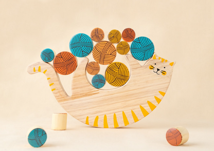 Cat Balancing Toy - Montessori