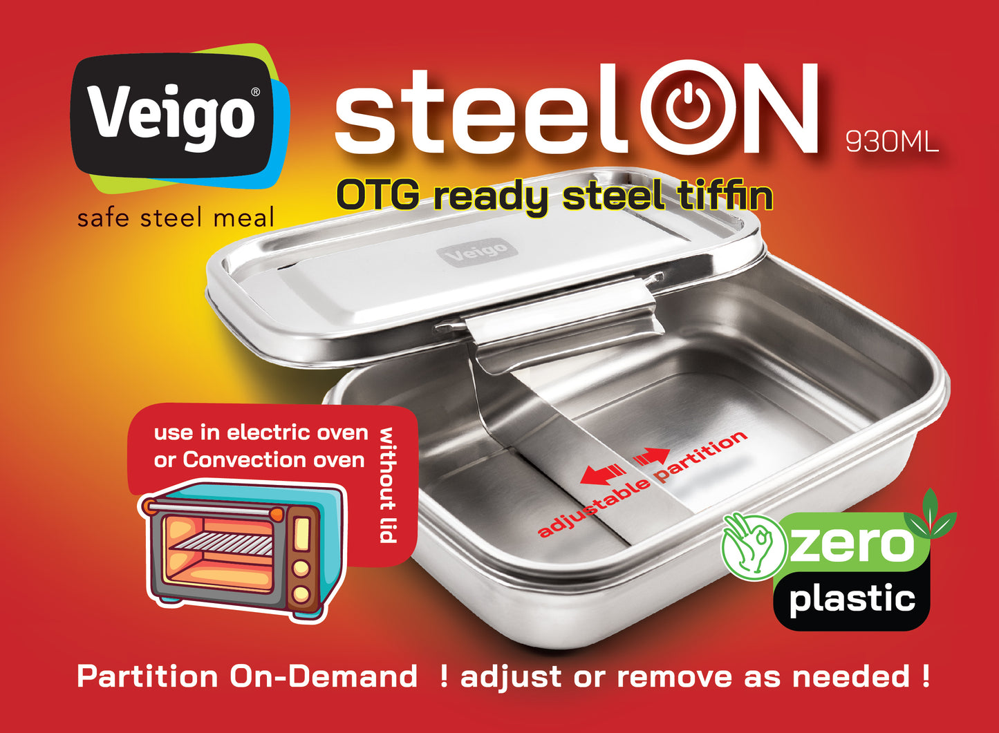 Veigo Houseware Steel On
