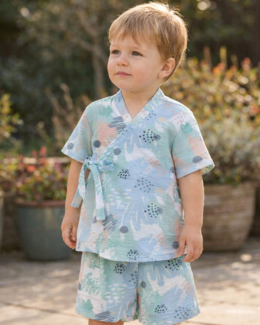 Crayon Adventures Kimono Co-ord Set (6-36 Months)