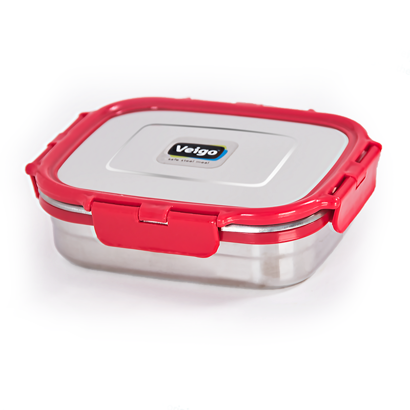 Veigo LARGE Stainless Steel Airtight Lunch Box