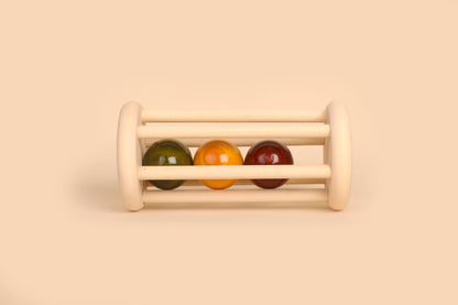 Wooden Rolling Rattle for Babies | Rattle - Bombay Toy Company