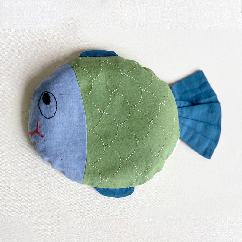 ORGANIC FISH MUSTARD SEED PILLOW