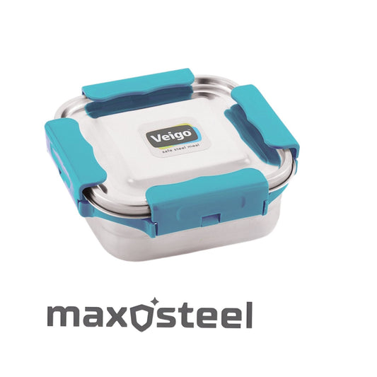 Veigo Medium MaxoSteel Stainless Steel Lunch Box