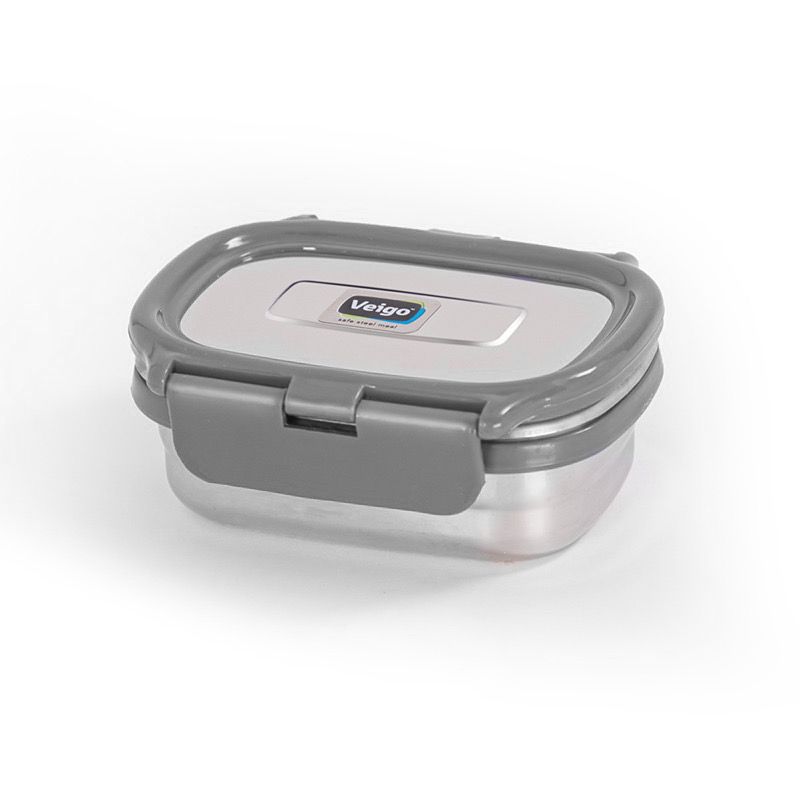 Veigo SMALL Stainless Steel Airtight & Leakproof Condiment Box