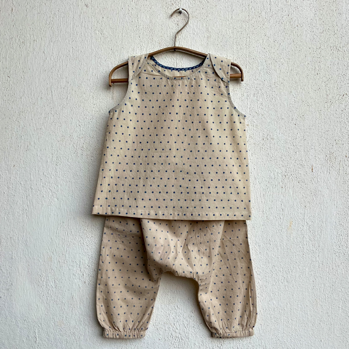 Organic Indigo Zoo Jhabla Bag - Zoo + Raidana Jhabla With Rai Dana Pants