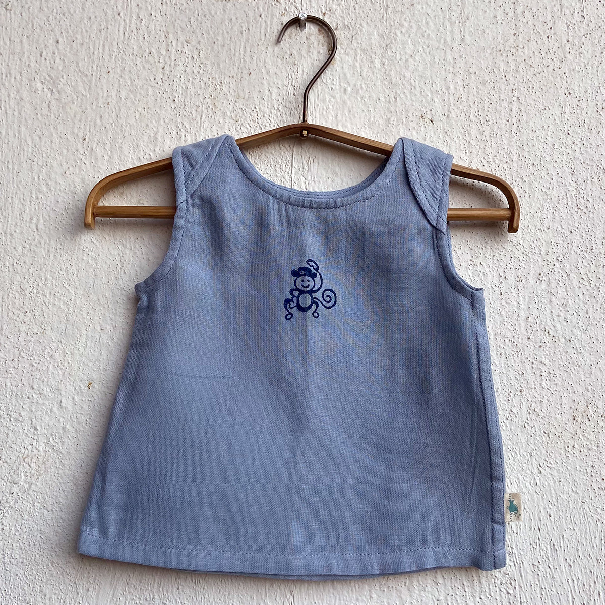 Organic Zoo Monkey Jhabla With Indigo Zoo Pants
