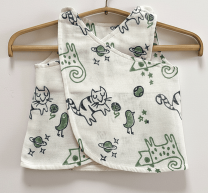Organic Cotton Wrapover Billi Jhabla Set Unisex