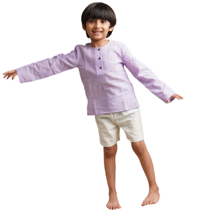 Sleek Sleeve' - Boys' Button-Down Sleeve Shirt