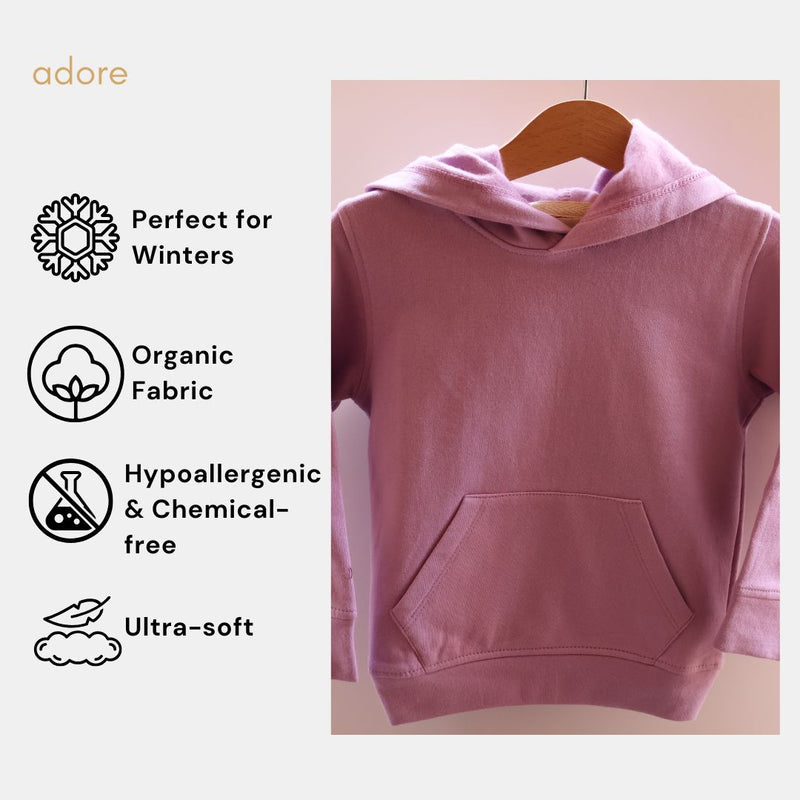 Twilight Hue Organic Cotton Fleece Hoodie and Jogger Set