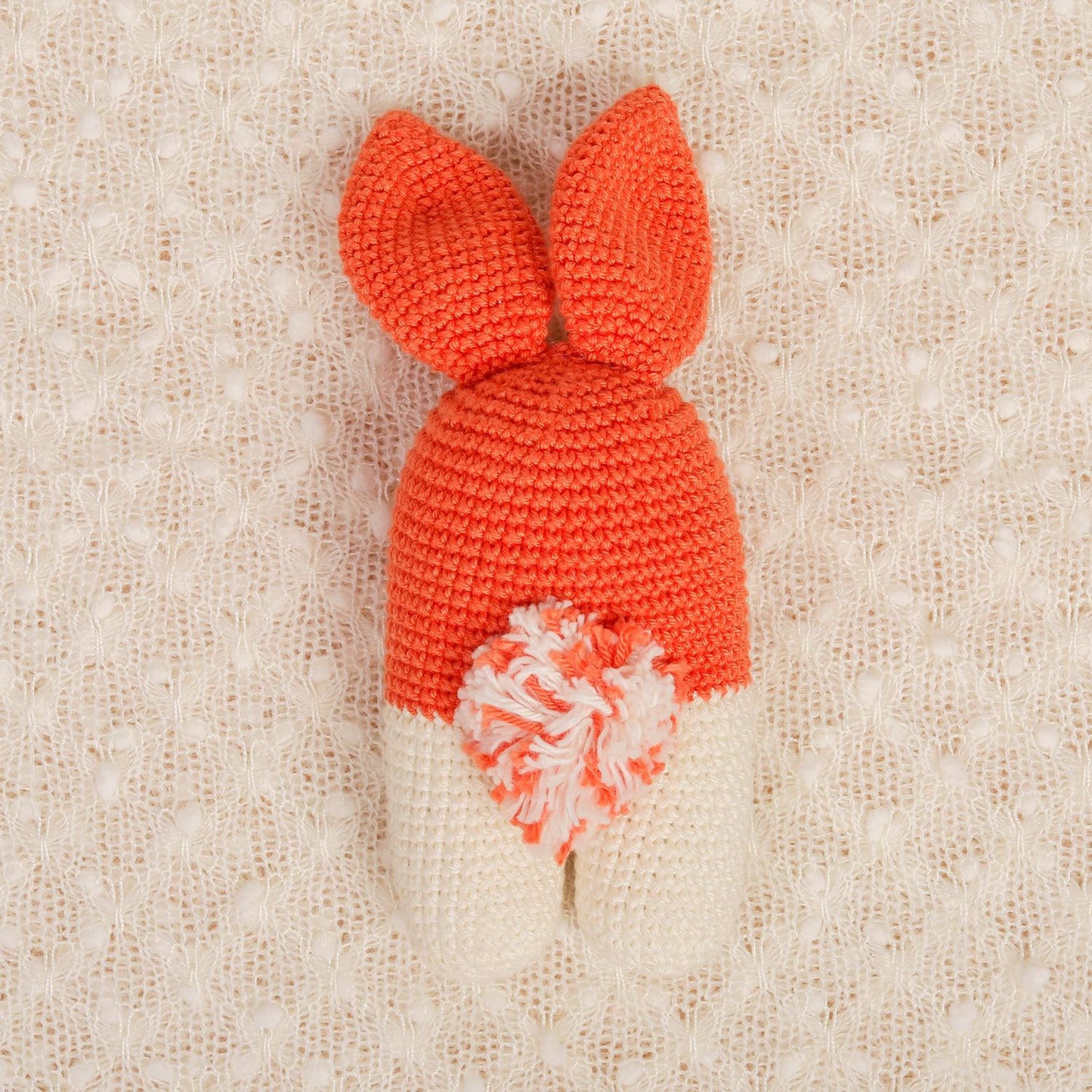 Bust Orange Crochet Rattle - Bubblegum