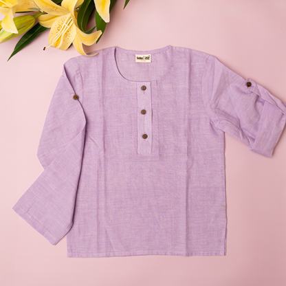 Sleek Sleeve' - Boys' Button-Down Sleeve Shirt