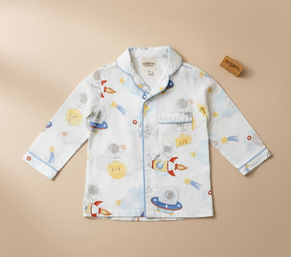Tiny Galaxy Organic Cotton Night Suit