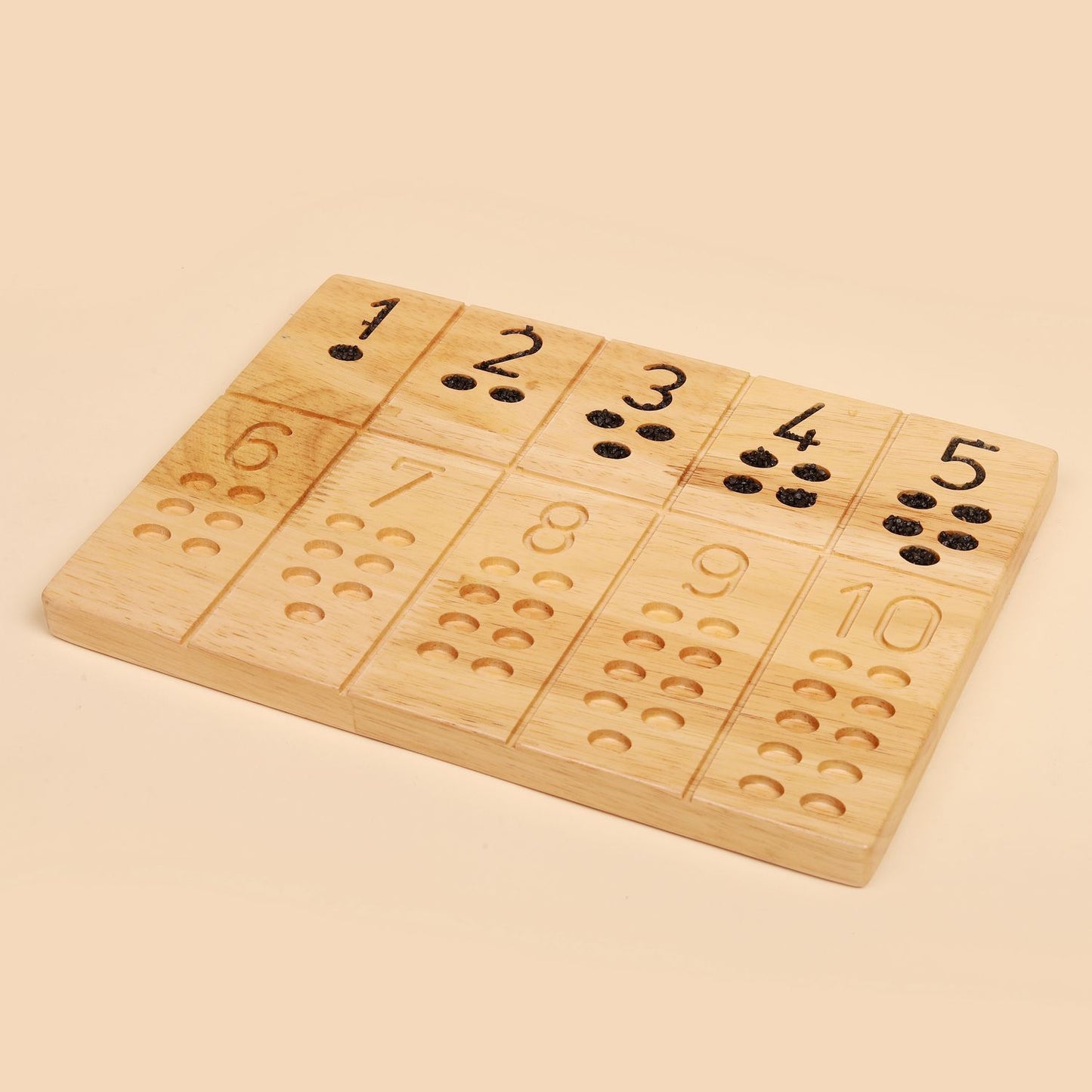 Wooden Number Reversible Board