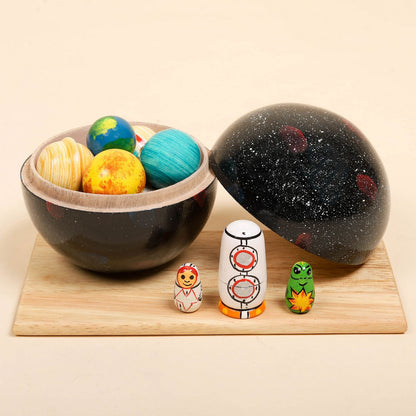 Wooden Solar System Toy