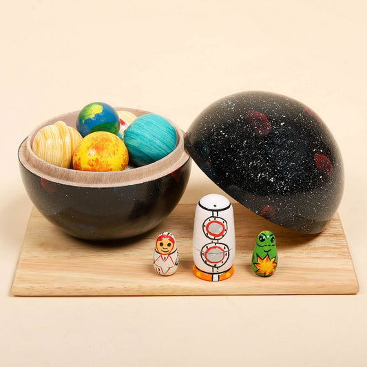 Wooden Solar System Toy