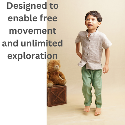 Nature Wear Cotton Pants' - Boys' Cotton Trousers