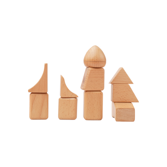 Flo - Waldorf Blocks | Irregular Wooden Blocks for Sensory Play