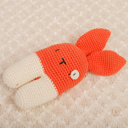 Bust Orange Crochet Rattle - Bubblegum