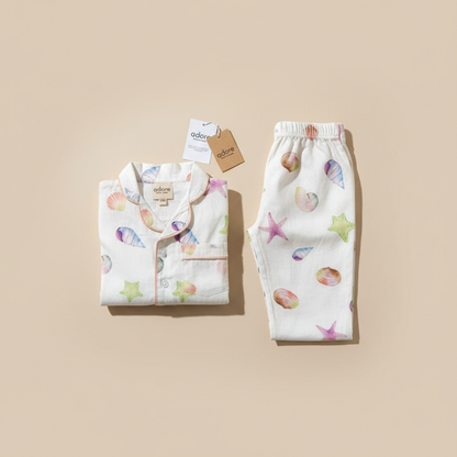 Ocean Pebbles Organic Cotton Night Suit