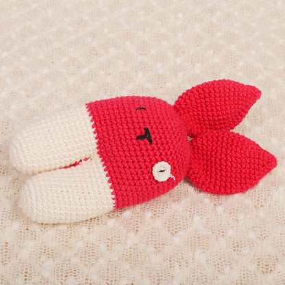 Hot Pink Crochet Rattle - Bubblegum