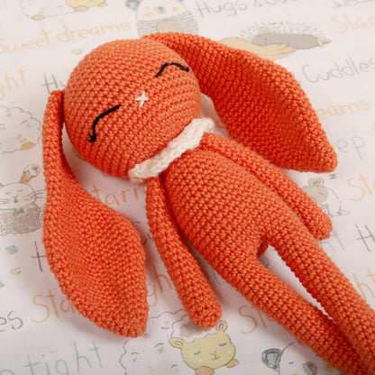 Bust Orange Crochet Doll - Hopper the Bunny