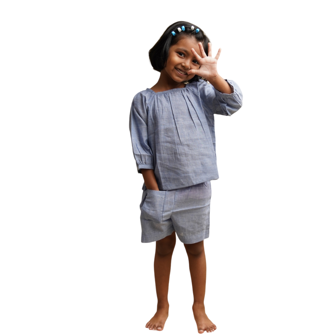 Neelpari Set' - Girls' Co-ord Set