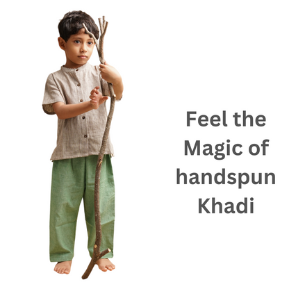 Nature Wear Cotton Pants' - Boys' Cotton Trousers