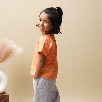 Kurti Top' - Girls' Cotton Top