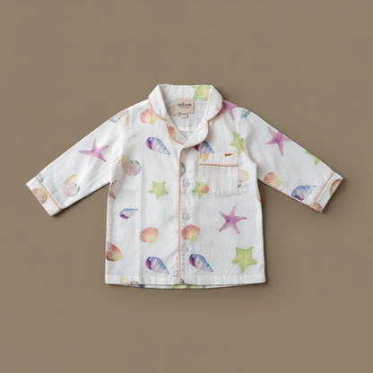 Ocean Pebbles Organic Cotton Night Suit