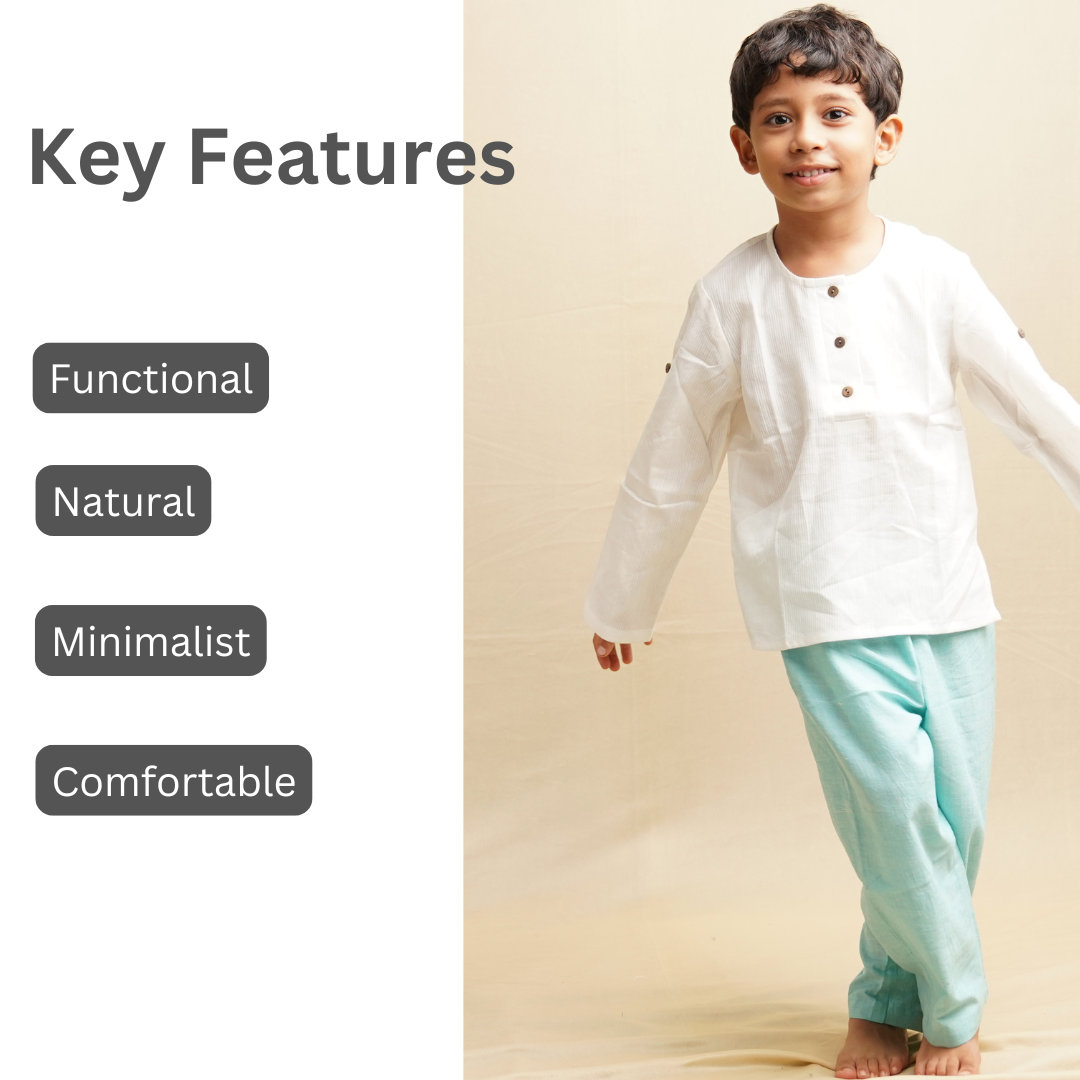 Nature Wear Cotton Pants' - Boys' Cotton Trousers