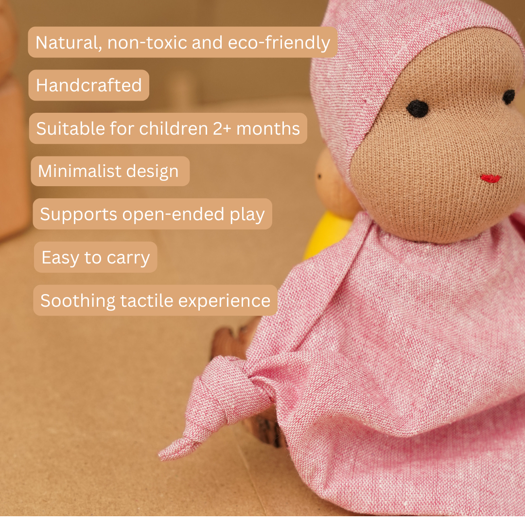 Rumi - Handmade Waldorf doll
