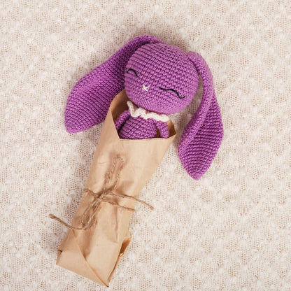 Popped Purple Crochet Doll - Hopper the Bunny