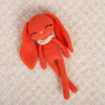 Bust Orange Crochet Doll - Hopper the Bunny