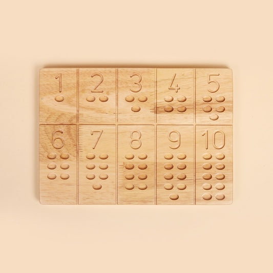 Wooden Number Reversible Board